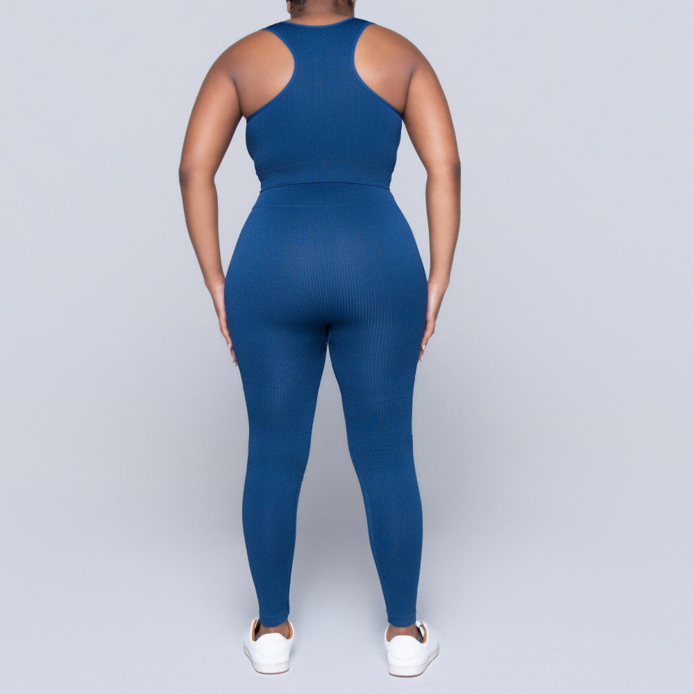 Ladies Blue Gym Top