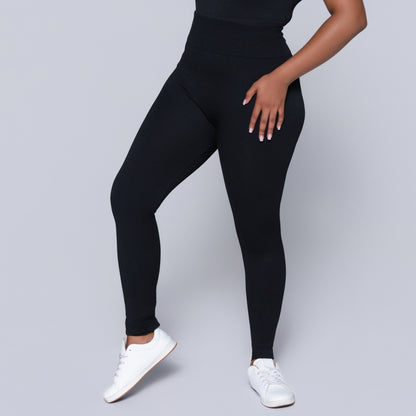 Black Active Wear Gym Pants