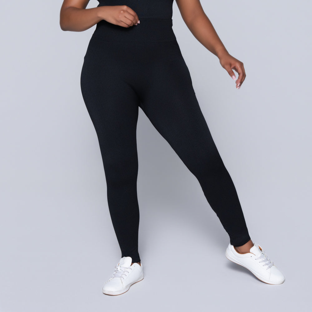 Black Active Wear Gym Pants
