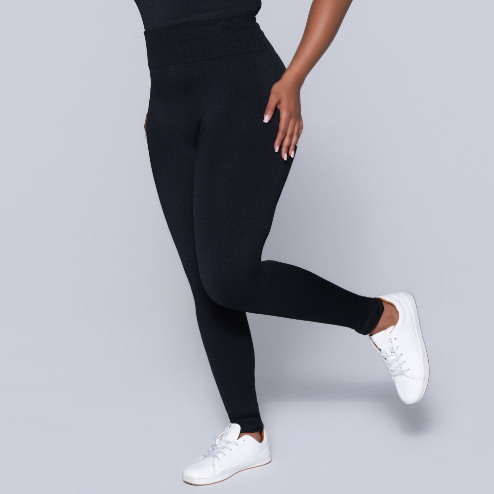 Black Active Wear Gym Pants