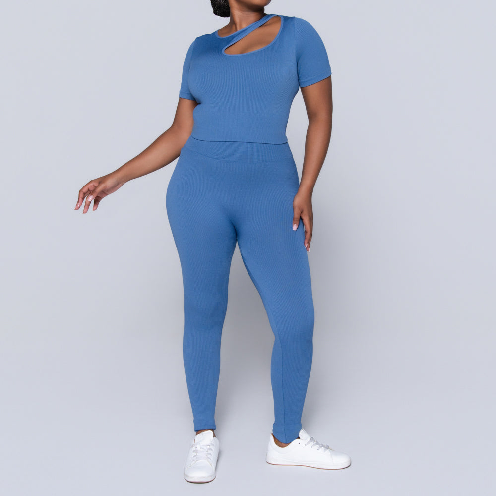 Blue Active Wear Gym Pants