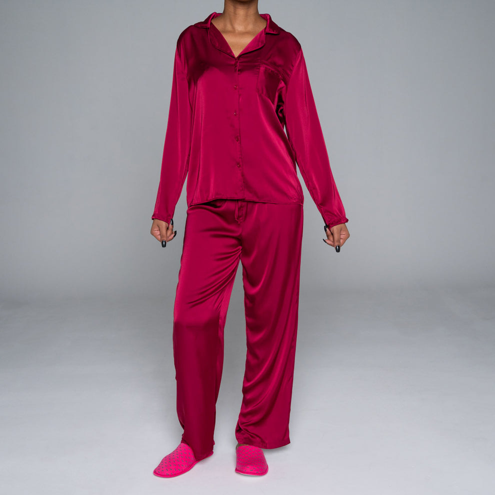 New year pajama - Burgundy