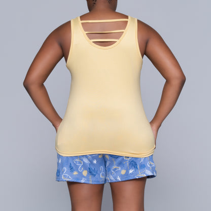 Printed Shorty Pyjama Set