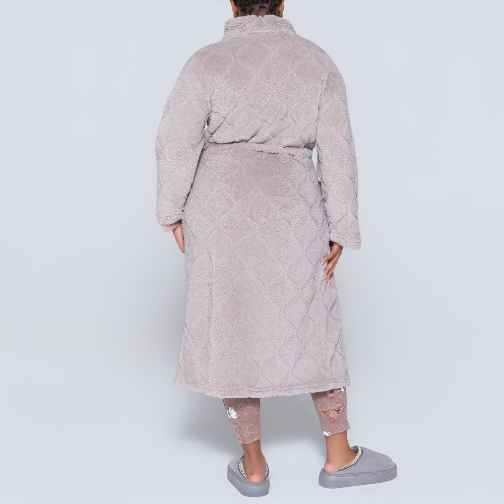 Mocca Coral Velour Gown