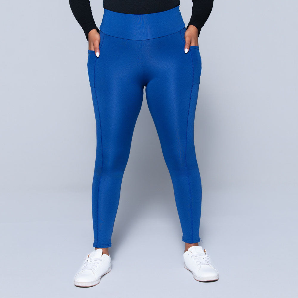 Blue  Pocket Edit Gym Leggings