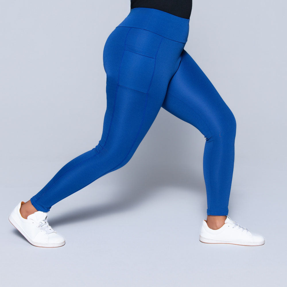 Blue  Pocket Edit Gym Leggings