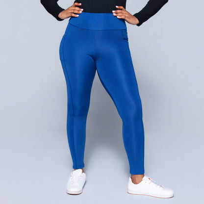 Blue  Pocket Edit Gym Leggings