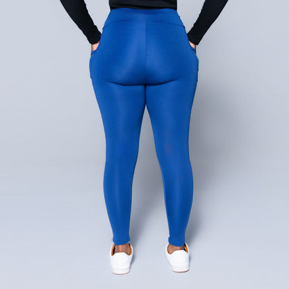 Blue  Pocket Edit Gym Leggings