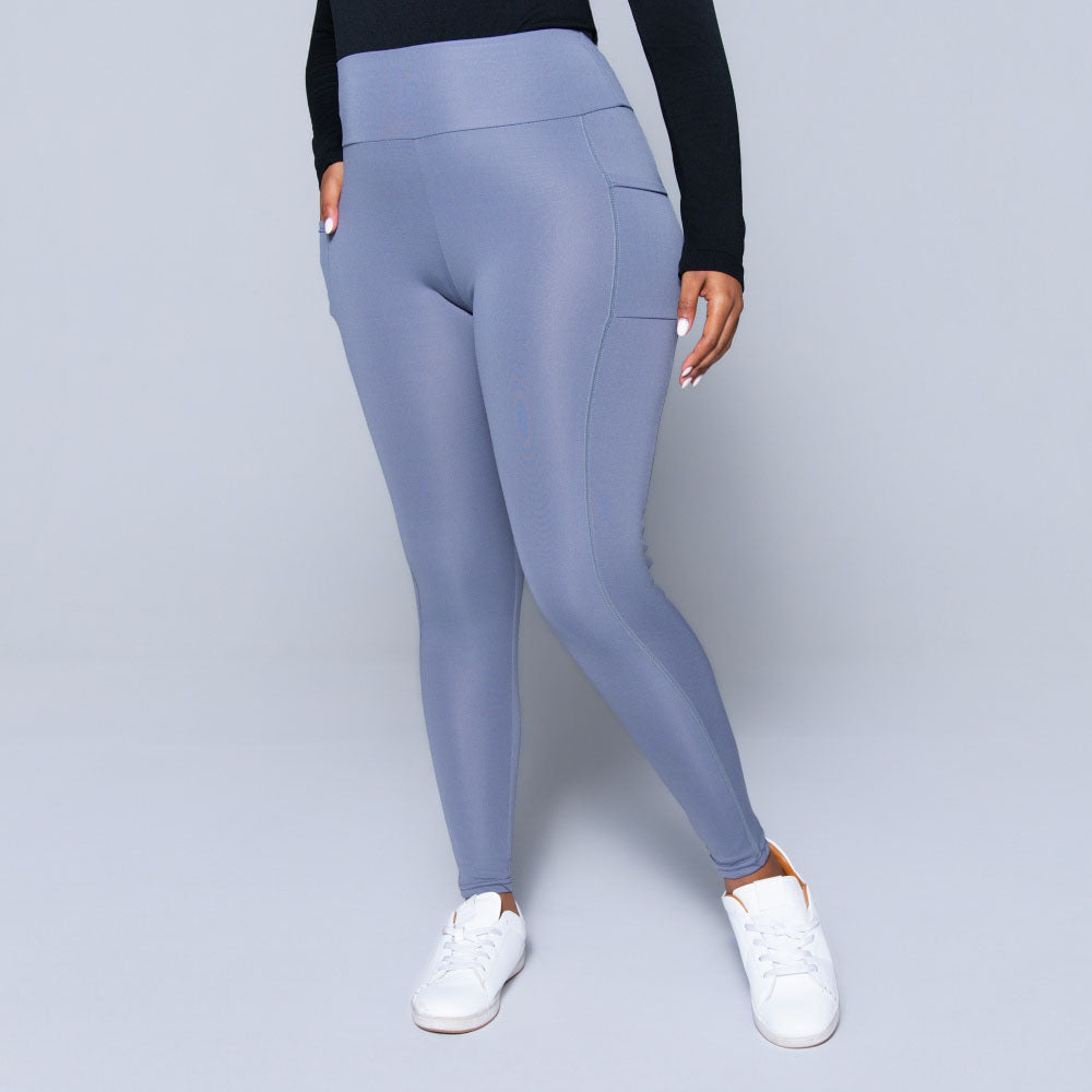 Grey Pocket Edit Gym Leggings