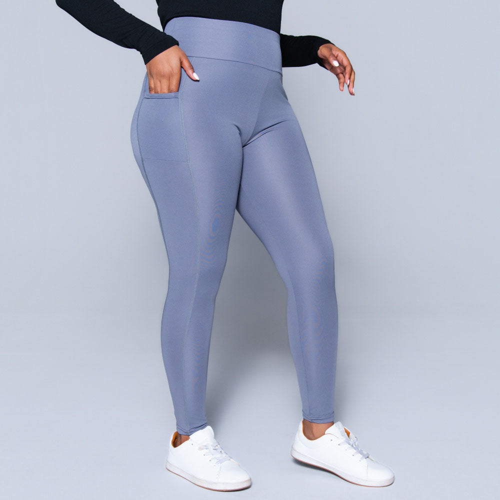 Grey Pocket Edit Gym Leggings