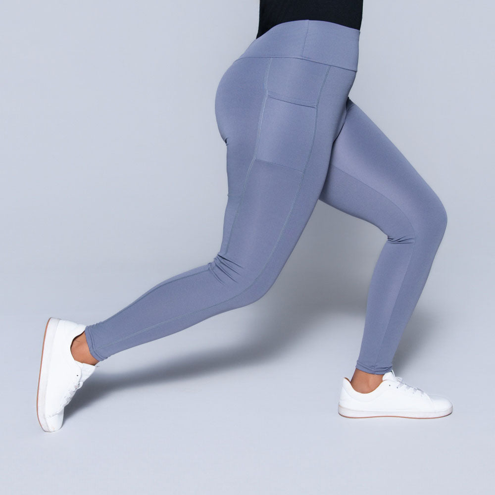 Grey Pocket Edit Gym Leggings