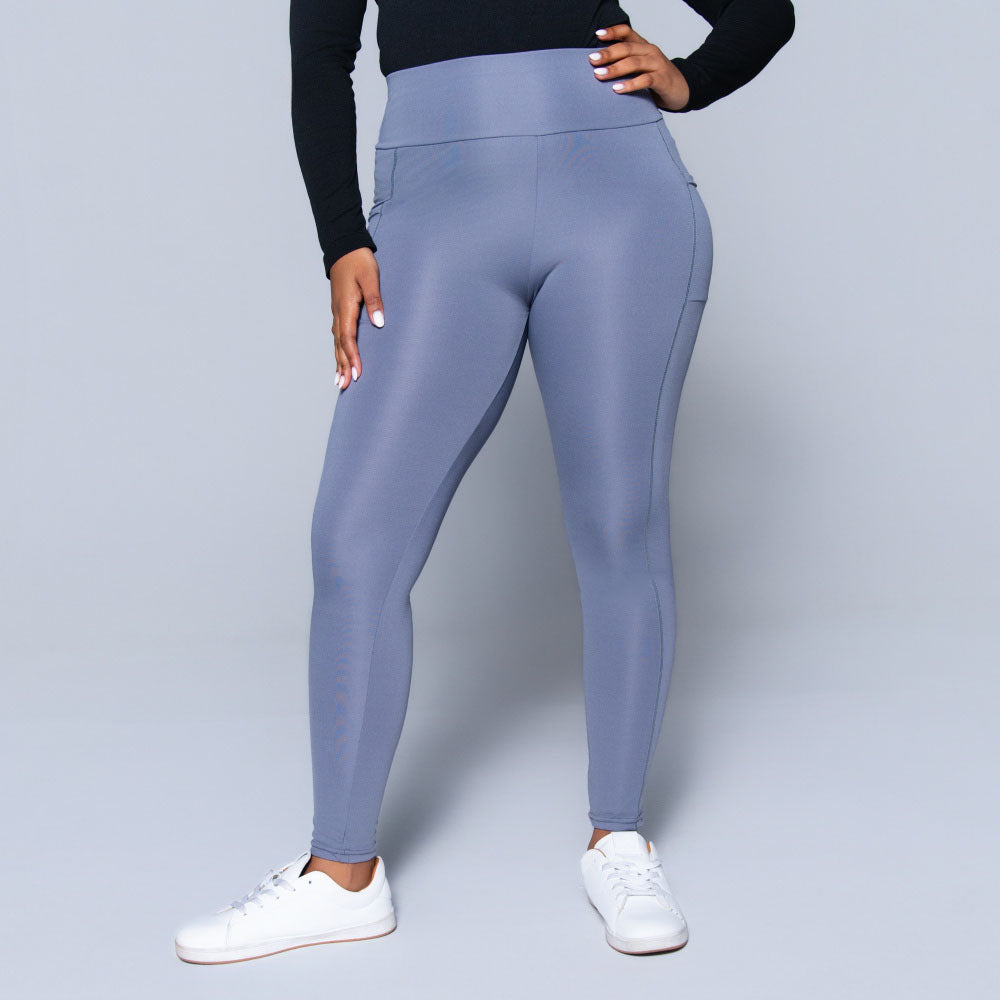 Grey Pocket Edit Gym Leggings