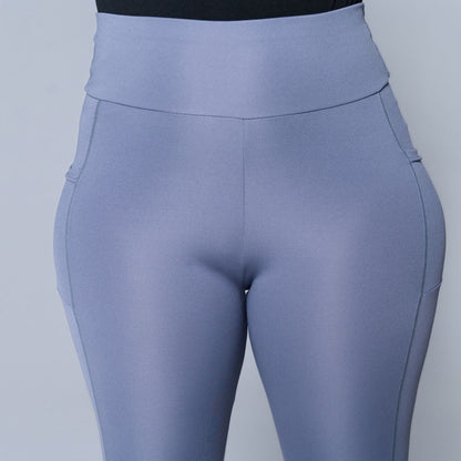 Grey Pocket Edit Gym Leggings