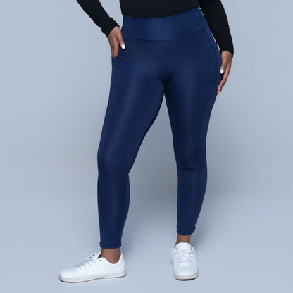 Navy Pocket Edit Gym Leggings