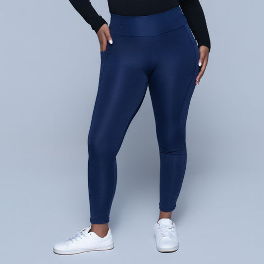 Navy Pocket Edit Gym Leggings