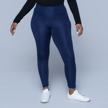 Navy Pocket Edit Gym Leggings
