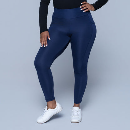 Navy Pocket Edit Gym Leggings