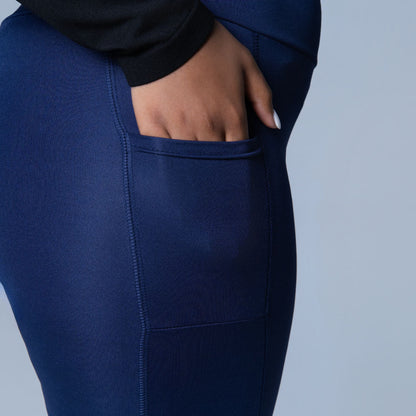 Navy Pocket Edit Gym Leggings