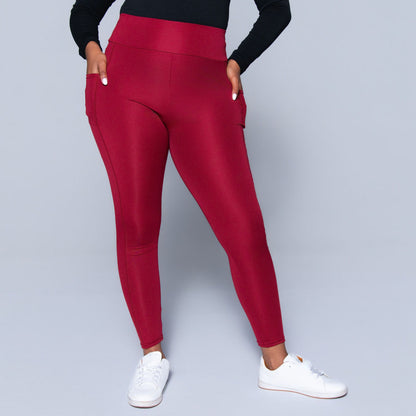 Wine Pocket Edit Gym Leggings