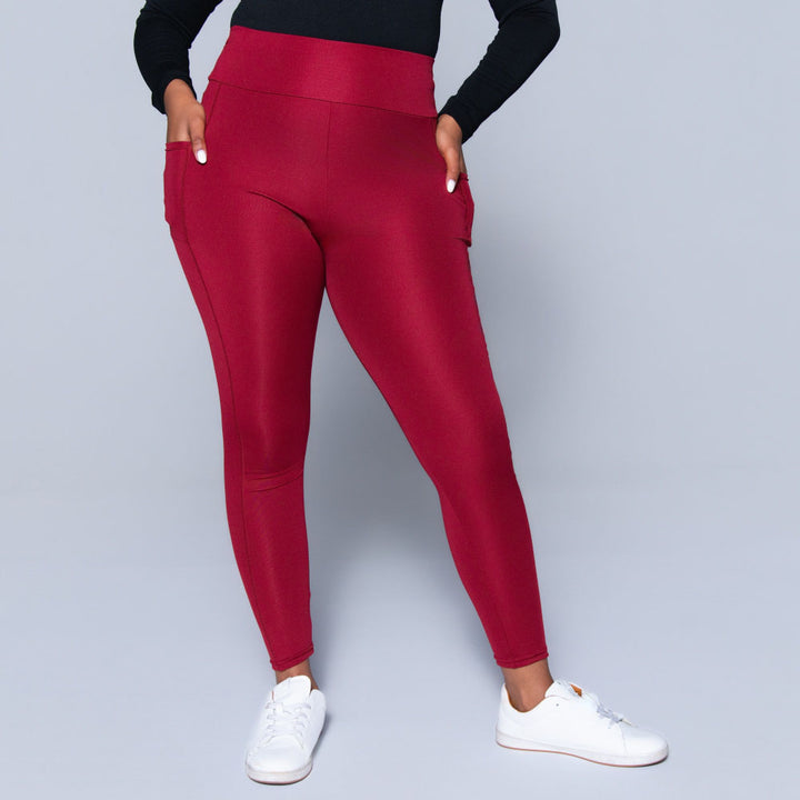 Wine Pocket Edit Gym Leggings