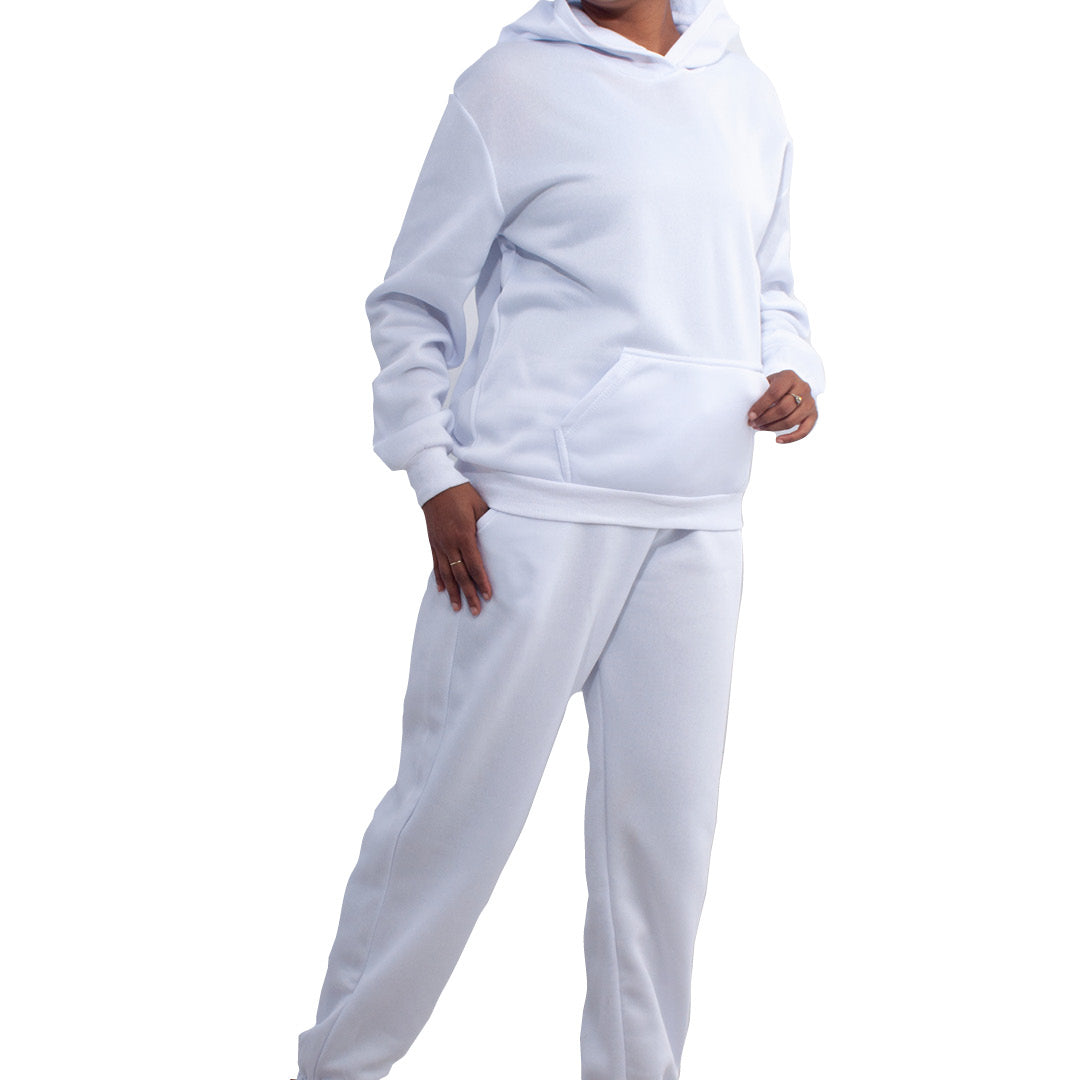 Ladies White Joggers