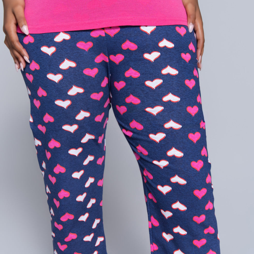 Statement Print 3/4 Ladies Pyjama Set
