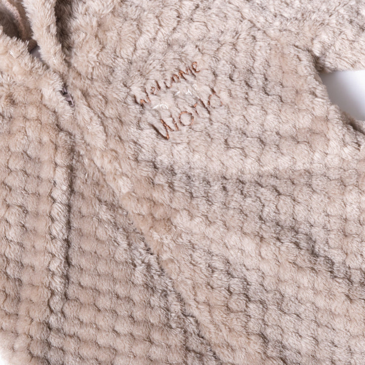 Beige Baby Grow (Sleepsuit)