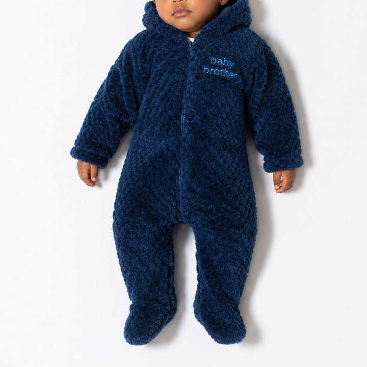 Navy Blue Baby Grow (Sleepsuit)