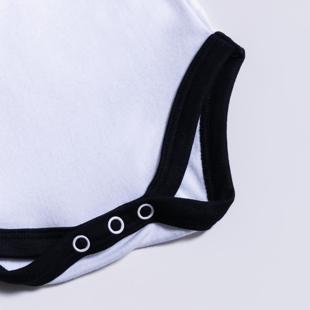Baby Printed Long Sleeve White Vest