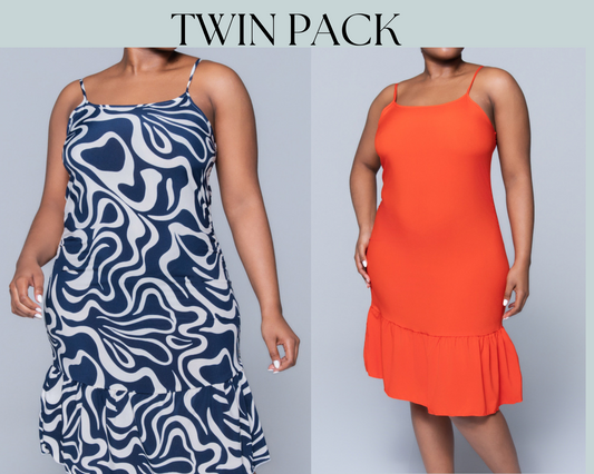 Twin Pack Tiered Dress