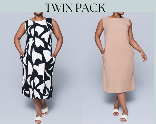Plus Size Twin Pack Dress