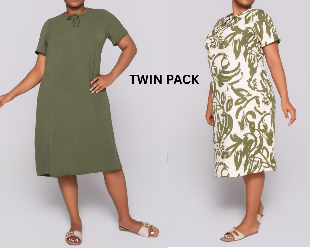 Plus Size Twin Pack Tunic