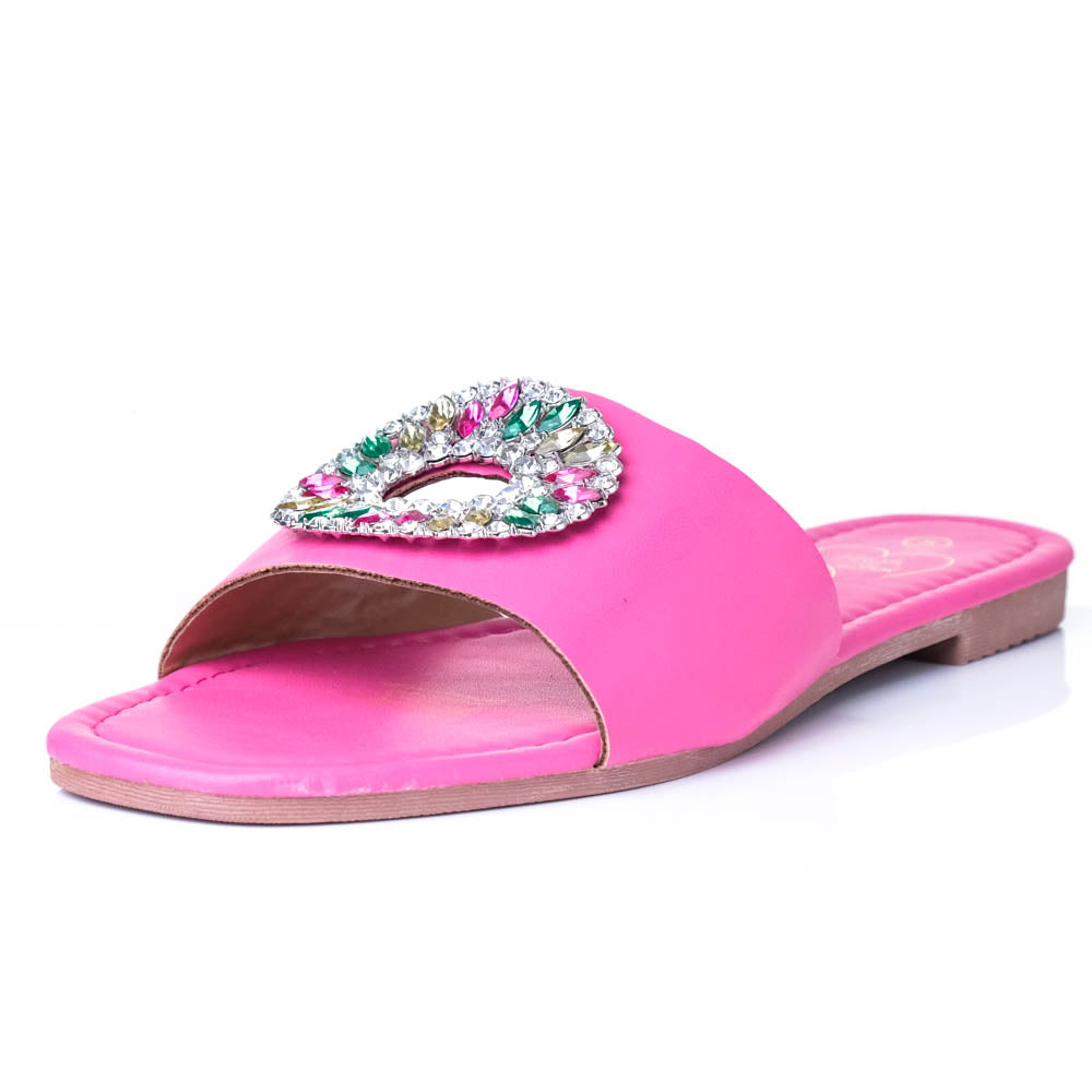 Bling Edit Pink Sandals