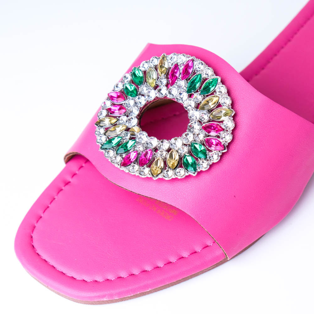Bling Edit Pink Sandals