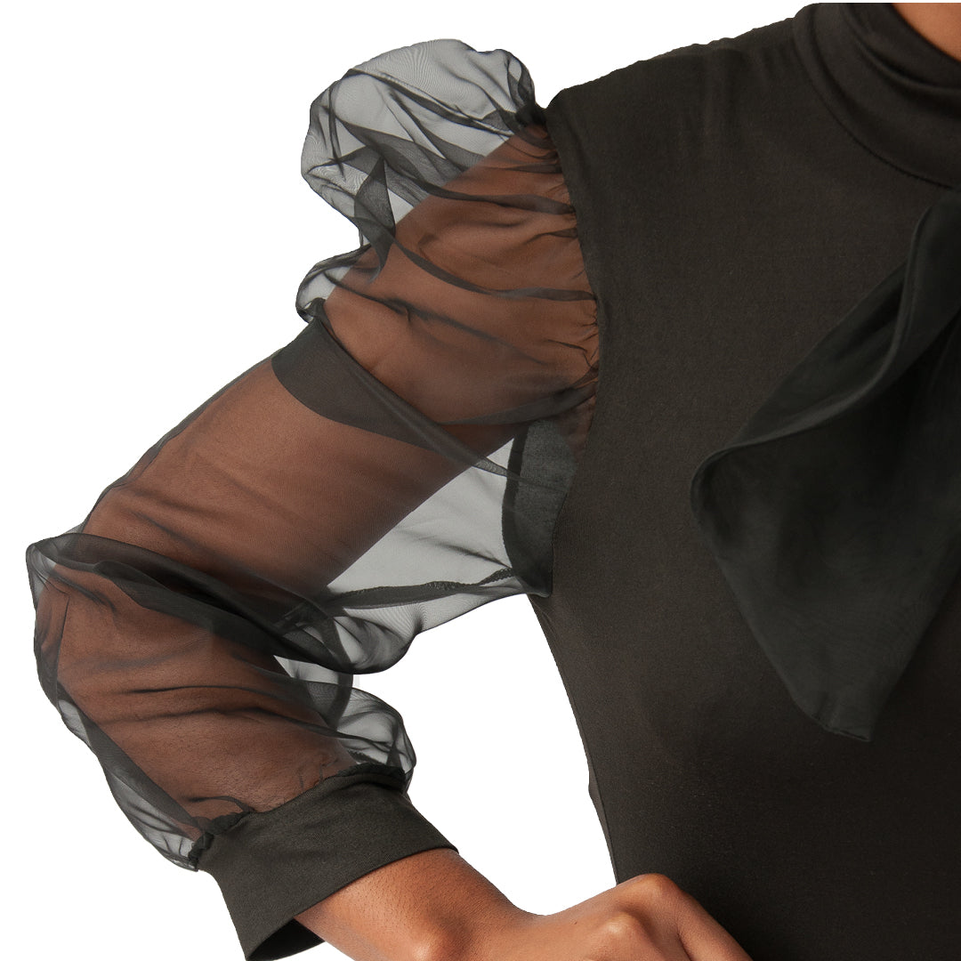 Black Lycra Bodysuit