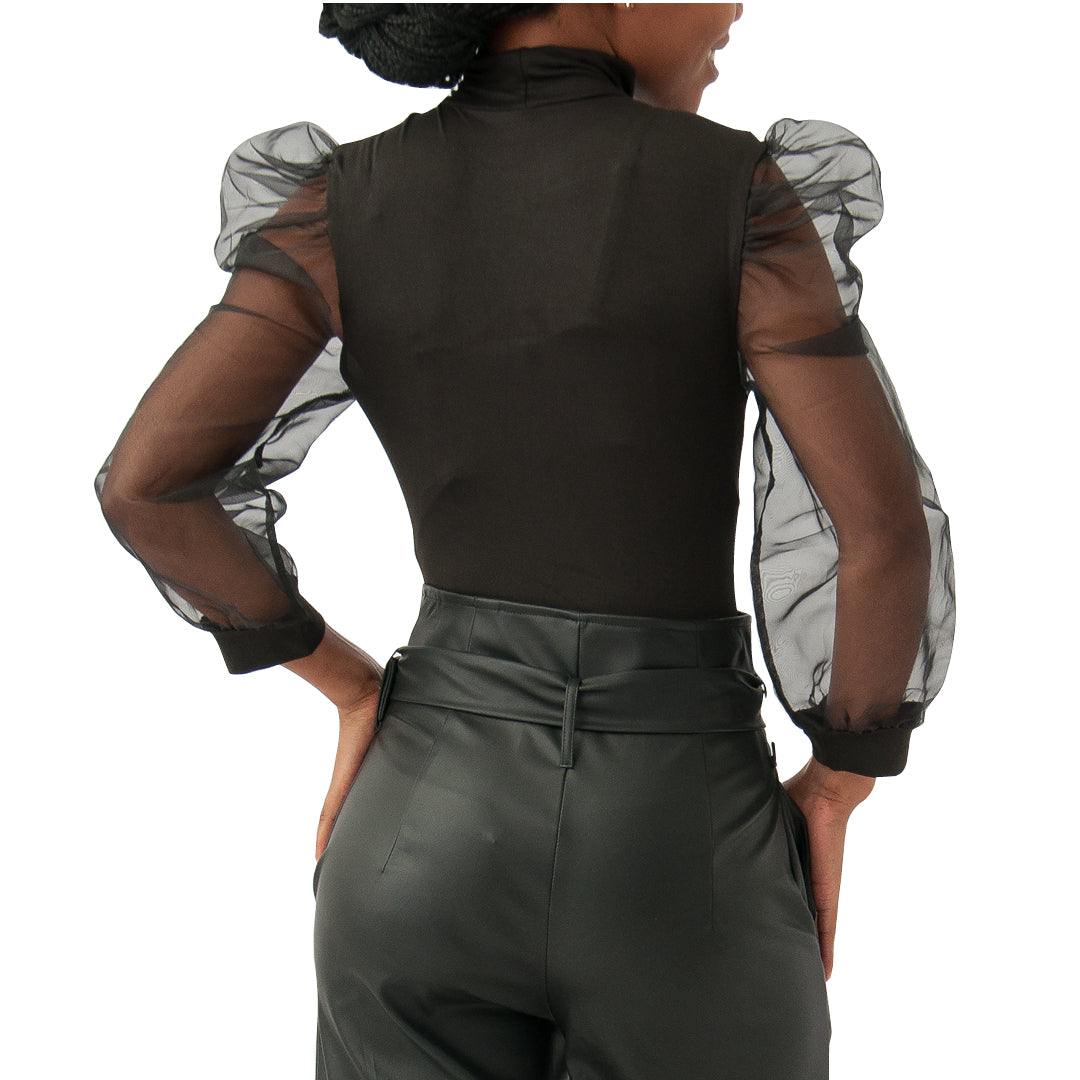 Black Lycra Bodysuit
